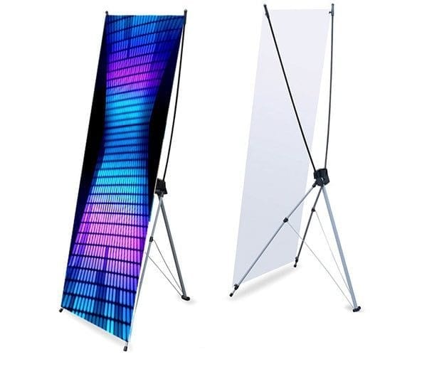 24"w x 66"h Portable X Banner Trade Show Display