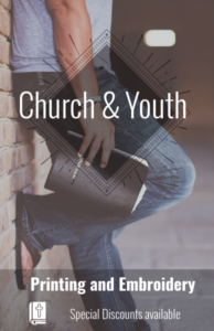 Church and youth group tshirt printing