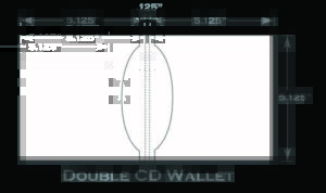 Double disc CD wallet