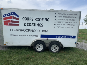 custom vinyl trailer lettering and graphic wrapping