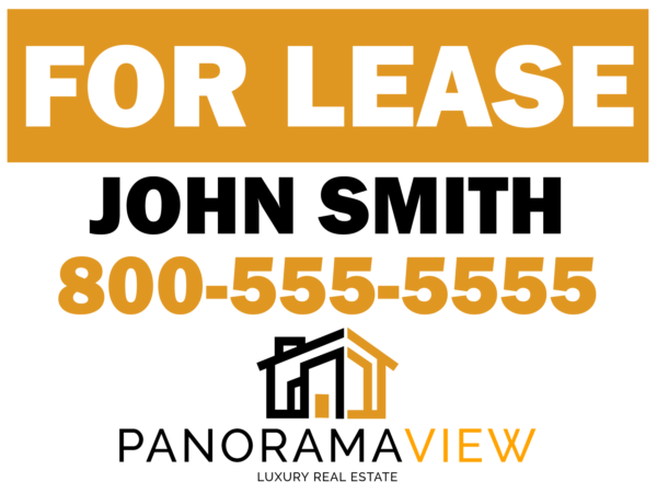 For Lease Real Estate Yard Sign Printing 18x24
